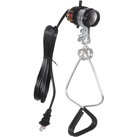 Ipower Simple Deluxe 18/2-Gauge Brooder and Heat Clamp Lamp, 150-Watt, 6-Foot Cord HIWKLTCLAMPSOCKET